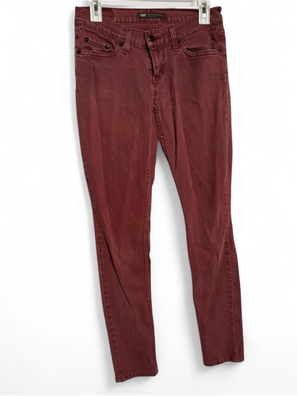 Levi's 5 M Brick Red Colored Skinny Jeans Grunge Y2K Indie 5M